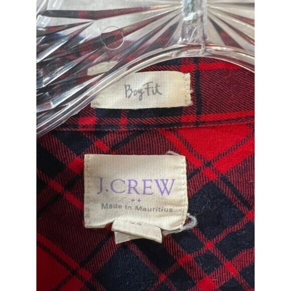 J.Crew Flannel Plaid Casual Button Down XS - Picture 3 of 5